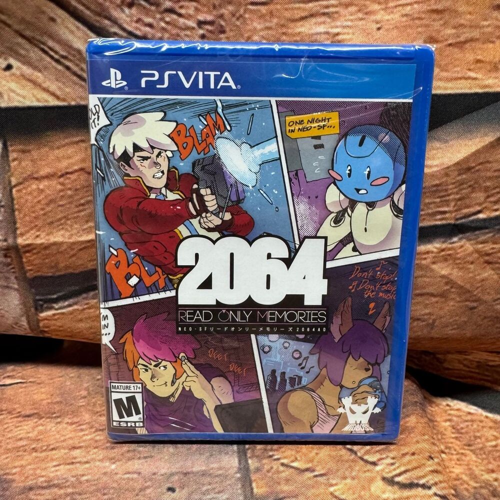 2064 Read Only Memories PS Vita PlayStation Vita Game New Sealed LRG Cyberpunk